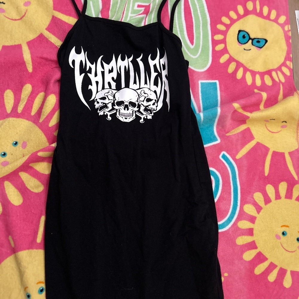 Thriller black mini dress